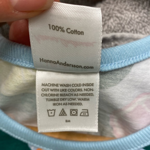 Hannah Anderson sleeveless citrus print blue tank dress with pockets sz 10 NEW - Picture 8 of 9